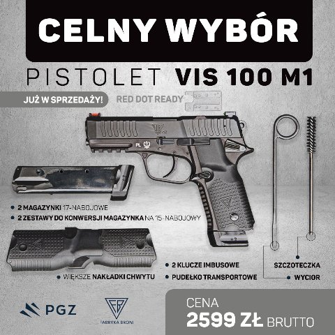 Pistolet VIS 100 M1 – celny wybór!